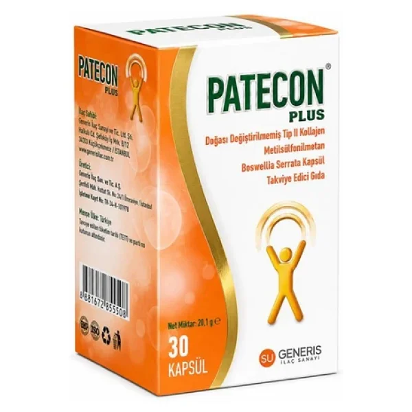 Patecon Plus 30 Kapsül - Görsel 5