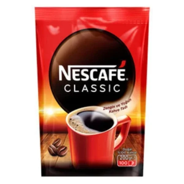 Nescafe Classic Granül Kahve 200 Gr Eko Paket - Görsel 3