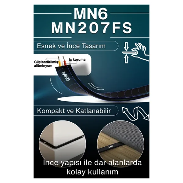 Mn6 Mn207fs Telefon Hat Kablosu 30 Metre/2 Telli-Flat-Rj11 Kablo/Kutu-Modem Dsl Adsl Vdsl Kablosu - Görsel 2