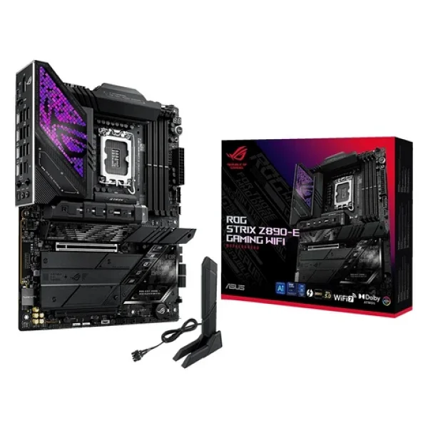 Asus Rog Strix Z890-E Gaming Wi-Fi Intel Lga1851 DDR5 Atx Anakart - Görsel 5