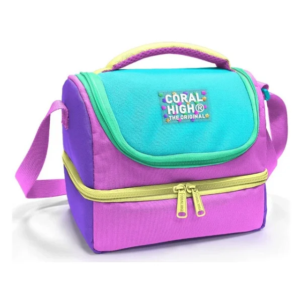 Coral High 37215 Çok Renkli 2 Katlı Termoslu Beslenme Çantası - Görsel 3