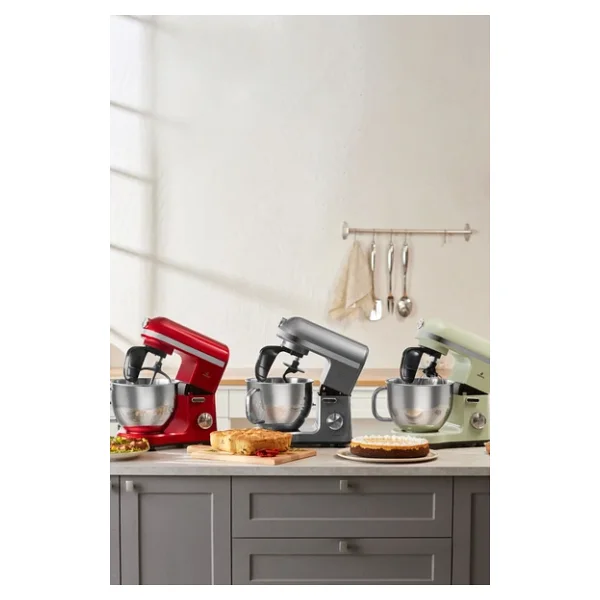Karaca Mastermaid Chef Pro Çift Kollu 1750 W 5 Lt Stand Mikser - Görsel 8