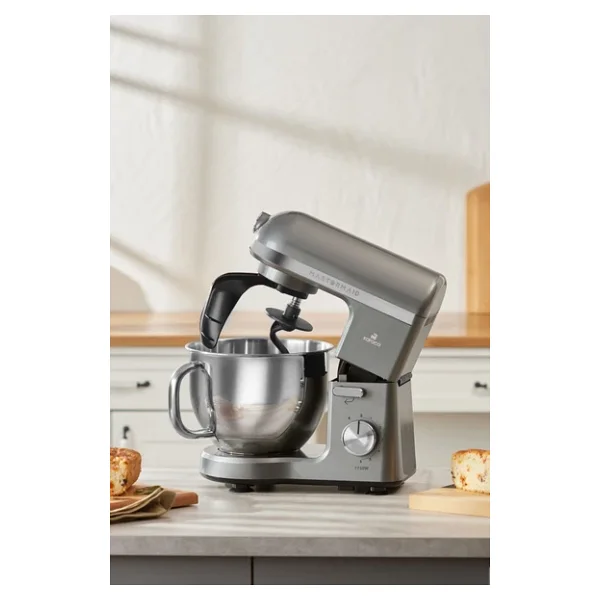 Karaca Mastermaid Chef Pro Çift Kollu 1750 W 5 Lt Stand Mikser - Görsel 6