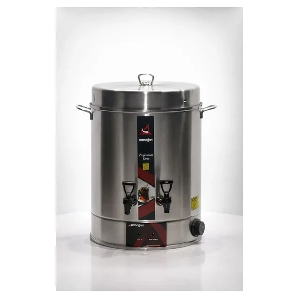Armağan 250 Bardak Çay Otomatı Elektrikli Semaver Çay Makinesi Çift Musluk 2500w - Görsel 5