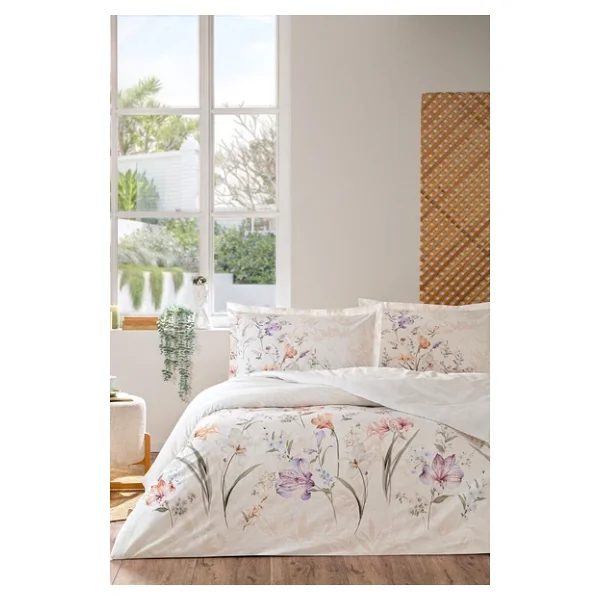 Özdilek White Lily Pamuk Çift Kişilik Nevresim Takımı - Görsel 4