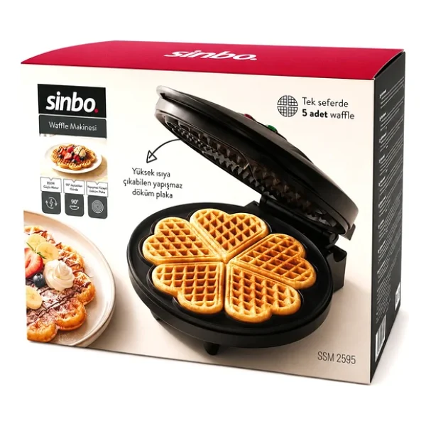Sinbo Ssm-2595 Waffle Makinesi - Görsel 6