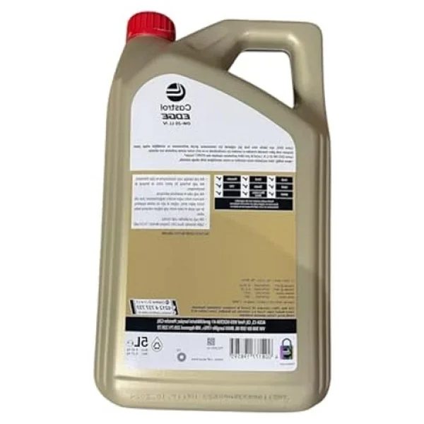 Castrol Edge 0w-20 Ll Iv 5 Lt Motor Yağı - Görsel 5