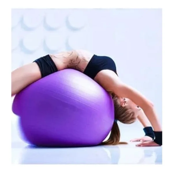 Markentegra 75 Cm Pilates Topu, Tek Ebat, Pılatestopuc, Mor - Görsel 7