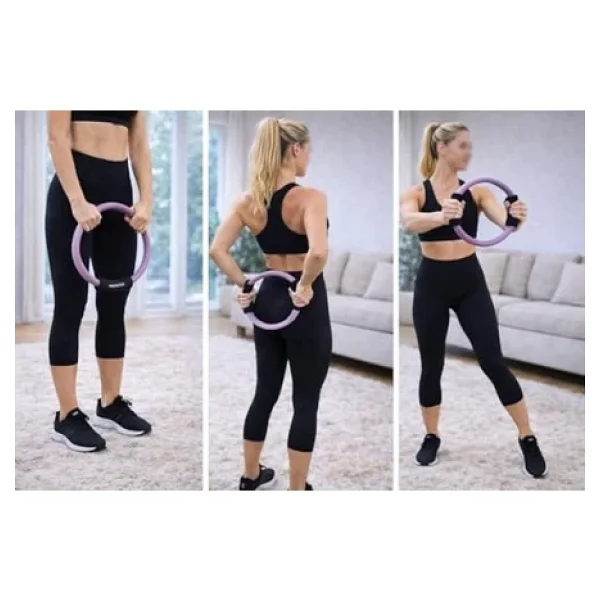 Mor Renk Pilates Çemberi - 35 Cm Çap - Görsel 3