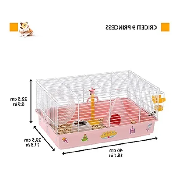 Prenses Temalı Hamster Kafesi - Criceti 9 - Görsel 2