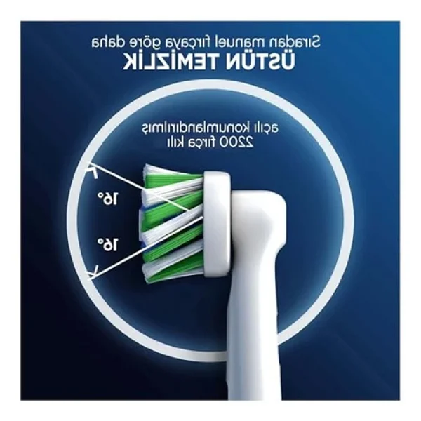 Oral-B Cross Action Şarjlı Diş Fırçası Yedek Başlığı 9 Adet - Görsel 2