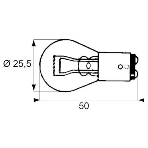 Philips Vision P21/5w Stop Ve Fren Ampulü, 12v Bay15d, 2'li Paket - Görsel 6