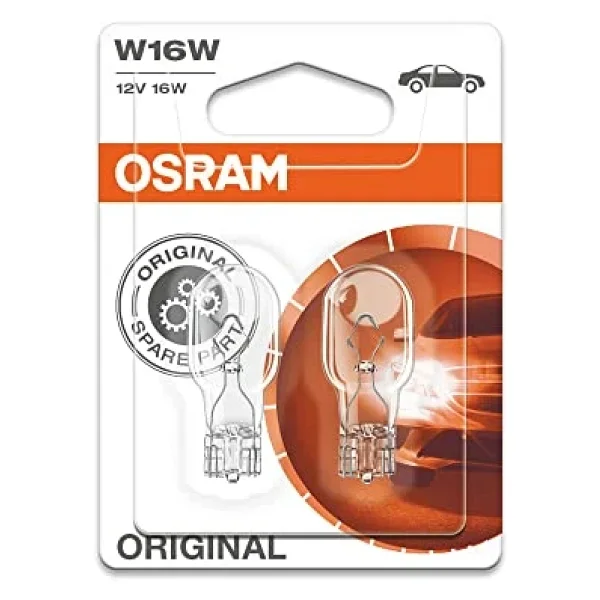 Osram T15 Orijinal 921-02b Osram Lamba W16w, Kuyruk Ampuller, 12v W2.1x9.5d - Görsel 3