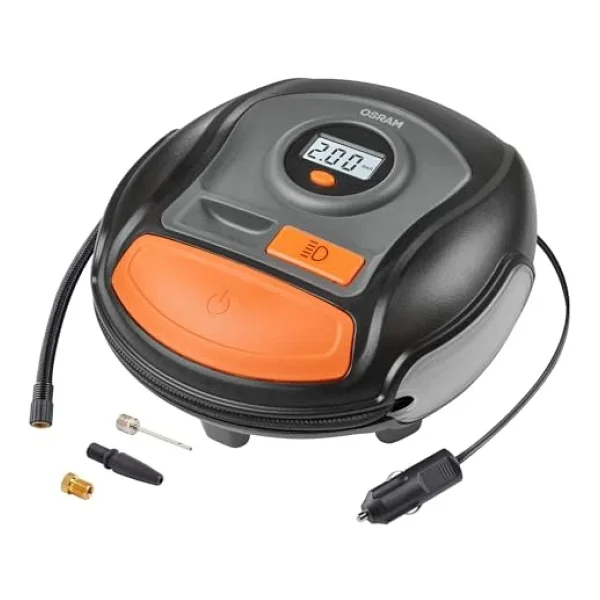 Osram Dijital Lastik Şişirme Pompası Tyreinflate Oti400,12v Dc, LED Işıklı, 2 Yıl Garantili - Görsel 3