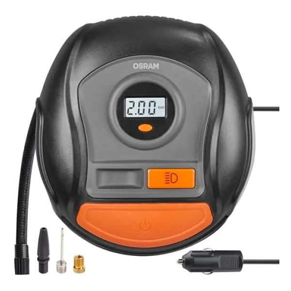 Osram Dijital Lastik Şişirme Pompası Tyreinflate Oti400,12v Dc, LED Işıklı, 2 Yıl Garantili - Görsel 2