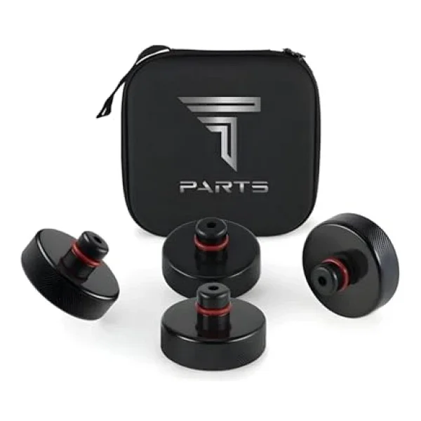 T Parts Tesla Model S X 3 Y Juniper/Standart Uyumlu Lift Takozu Seti, Tesla Model S X 3 Y Lift Takoz Takımı, Takoz, Batarya Koruyucu Lift Takozu Seti Alt Panel Koruma (4 Adet) - Görsel 3