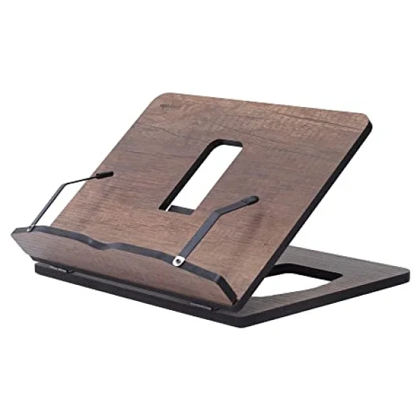Vigo Wood Kitap Okuma Standı Büyük Boy (Ceviz) - Görsel 7