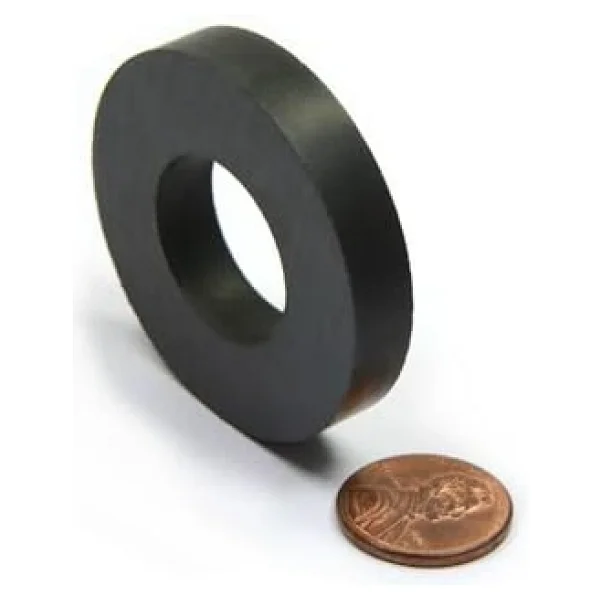 Dünya Magnet Mıknatıs 3 Adet Yuvarlak Halka Siyah 80 X 40 X 15 Mm - Görsel 4