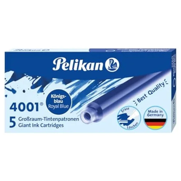 Pelikan 5'li Gtp5 Uzun Kartuş Royal Blue - Görsel 4