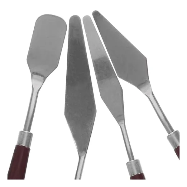 Hannah Ressam Sanat Malzemeleri Seti 12'li Fırça Seti + 5'li Metal Spatula Akrilik, Suluboya, Yağlıboya İçin Profesyonel Sanat Malzemesi Sanatçı, Öğrenci, Hobi Kullanımı - Görsel 5