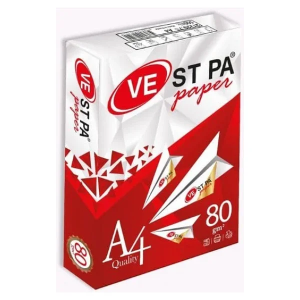 Vestpa A4 Fotokopi Kağıdı, 80 Gr/M2, 500 Yaprak, Lazer Ve Inkjet Yazıcı Uyumlu, Yüksek Beyazlık Ve Net Baskı Kalitesi, Çift Taraflı Baskıya Uygun, Ofis Ve Ev Kullanımı Için - Görsel 7