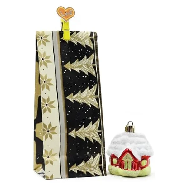8x20 Yılbaşı Temalı Hediyelik Kese Kağıdı (10'lu Paket) - Görsel 5