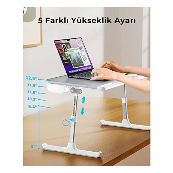 Bix Saiji K7 Mini Laptop Sehpası - Görsel 4