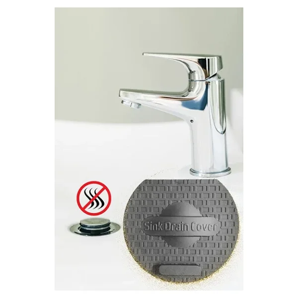 Tineke Lavabo Kötü Koku Giderici Önleyici Silikon Mat Sızdırmaz Lavabo Tıkacı Lavabo Tıpası Evye Kapağı Gri - Görsel 5