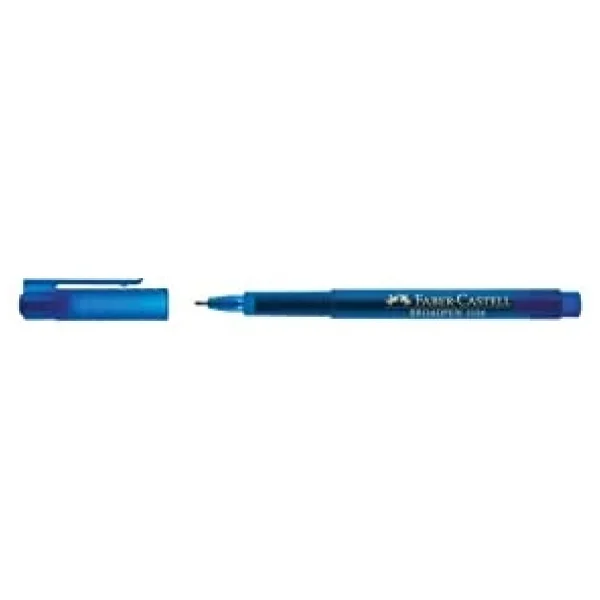Faber-Castell 1554 Broadpen Mavi Keçeli Kalem - Görsel 7