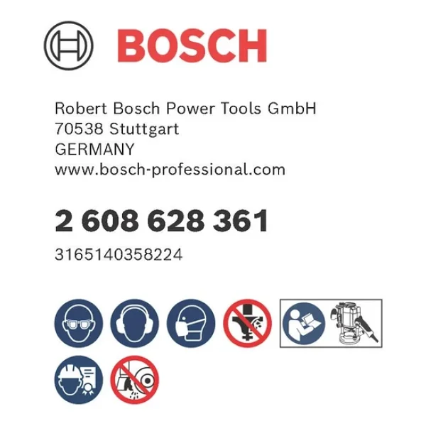 Bosch 2 608 Aksesuarı 628 361 Profil Freze E 8 Mm, R1 4 Mm, D 20,7 Mm, L9 Mm, G 53 Mm - Görsel 7