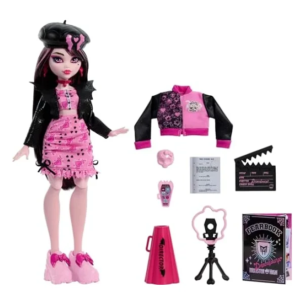 Monster High Fearbook Draculaura Bebeği Hxw30 - Görsel 6