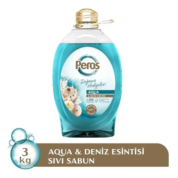 Peros Aqua & Deniz Esintisi Sıvı Sabun 3 Kg - Görsel 2