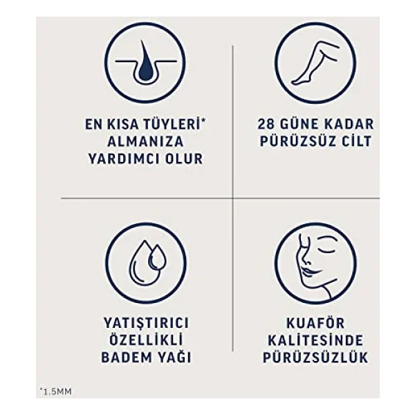 Veet Professional Hassas Ciltler İçin Bacak Ve Vücut Bölgesi 40'lı Sir Ağda Bandı - Görsel 7