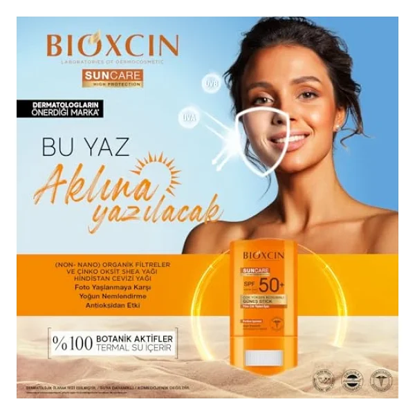 Bioxcin Stick Spf 50 Hassas Bölgeler İçin Yüksek Korumalı Güneş Kremi, 15 G - Görsel 7