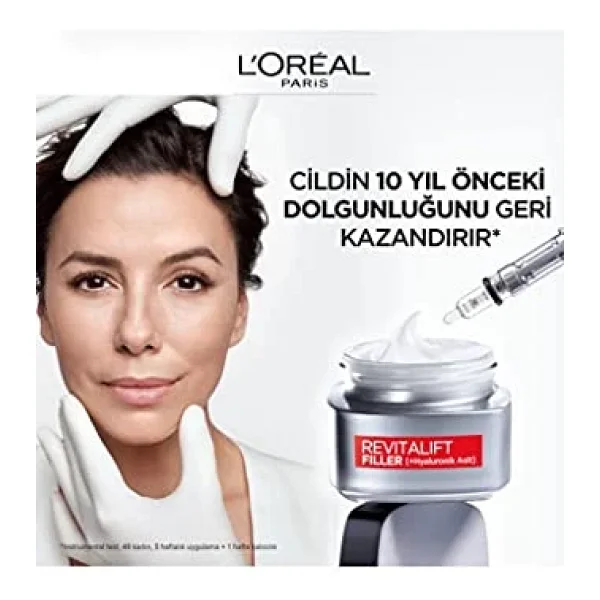 L'oreal Paris Revitalift Filler Yoğun Dolgunlaştırıcı Yaşlanma Karşıtı Gündüz Kremi - Görsel 5