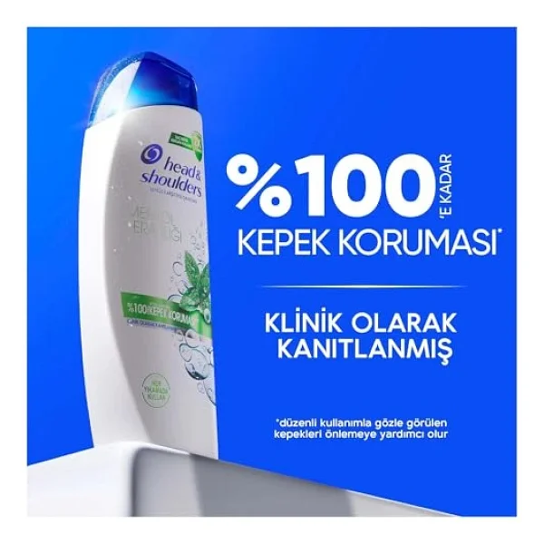 Head & Shoulders Mentol Ferahlığı 330 Ml Kepek Şampuanı - Görsel 6