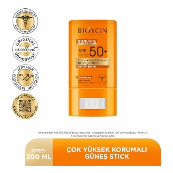 Bioxcin Stick Spf 50 Hassas Bölgeler İçin Yüksek Korumalı Güneş Kremi, 15 G - Görsel 8