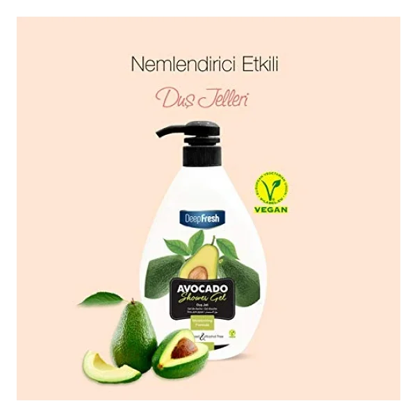 Deep Fresh Avakado 1000 Ml Duş Jeli - Görsel 4