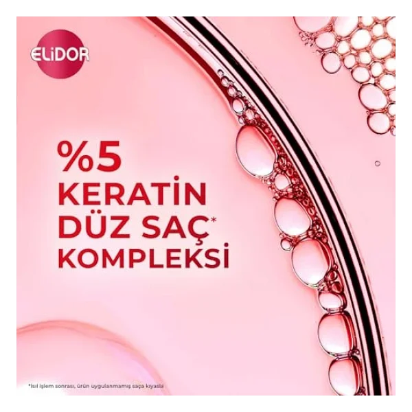 Elidor Saç Bakım Maskesi Yoğun Onarıcı Brezilya Keratin Terapisi 220 Mililitre - Görsel 5