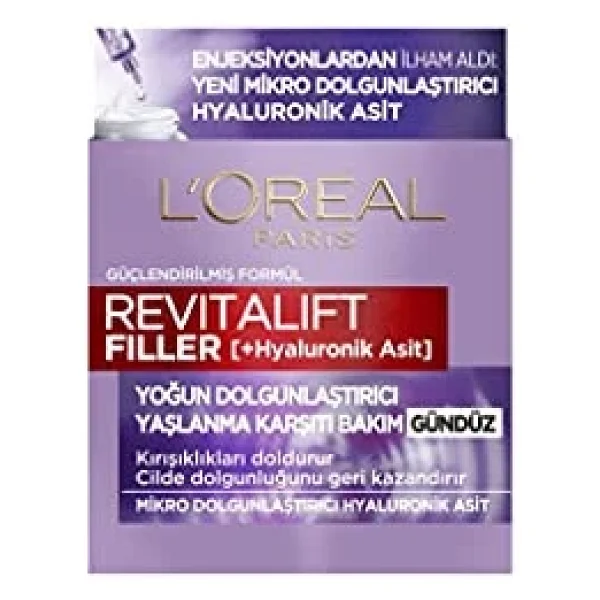 L'oreal Paris Revitalift Filler Yoğun Dolgunlaştırıcı Yaşlanma Karşıtı Gündüz Kremi - Görsel 4