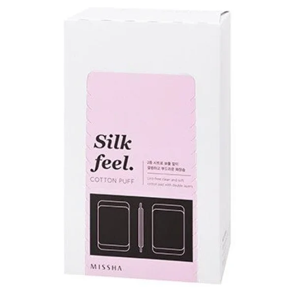 Missha Yumuşak Makyaj Temizleme Pamuğu Silk Feel Cotton Puff (80adet) - Görsel 7