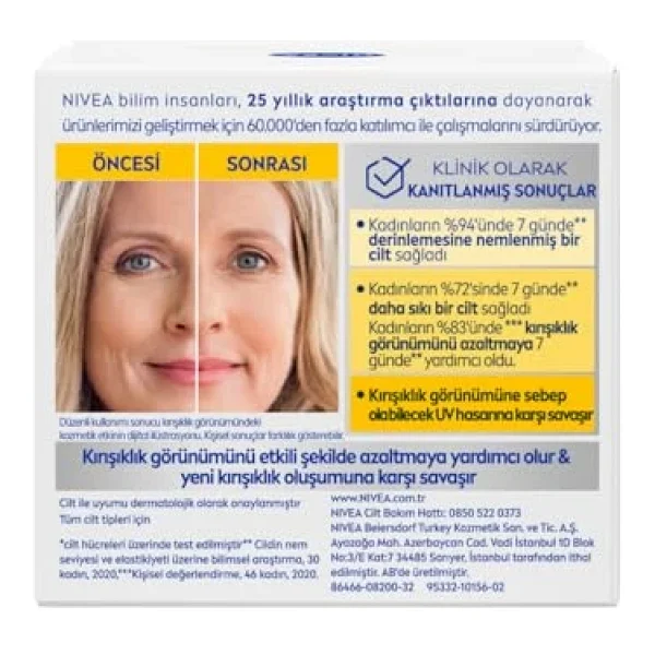 Nıvea Q10 Power Kırışıklık Karşıtı Gündüz Yüz Kremi Spf30 50 Ml,Yaşlanma Karşıtı,Sıkılaştırıcı,Nemlendirici,Kreatin,Hyaluronik Asit - Görsel 4