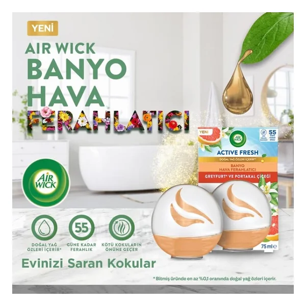 Air Wick Decosphere Mango Ve Turunç Oda Kokusu 75 Ml - Görsel 5