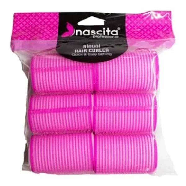 Nascita 40x63 Mm / 6lı Cırtlı Süngerli Bigudi - 60 - Görsel 5