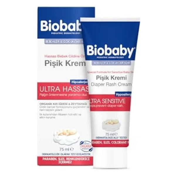 Biobaby Ultra Hassas Pişik Kremi 75 Ml - Görsel 5