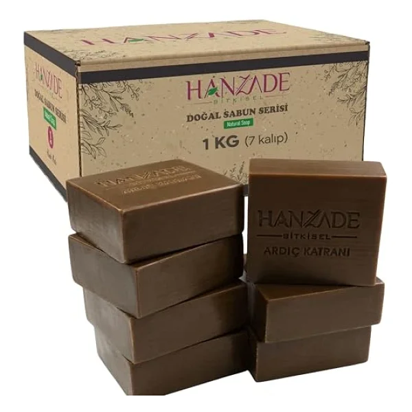 Hanzade Bitkisel Doğal El Yapımı Hatay Ardıç Katranı Sabunu 1 Kg - Görsel 5