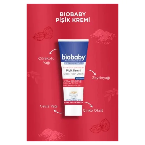 Biobaby Ultra Hassas Pişik Kremi 75 Ml - Görsel 8