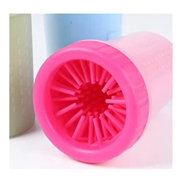 Tineke Köpek Ayak Pati Yıkama Ve Temizleme Aparatı -Orta Boy 1 Adet 11 X9 Cm (Pembe) - Görsel 4