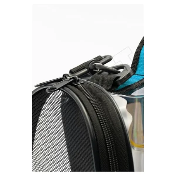Tünekli, Suluklu Muhabbet Kuşu Taşıma Çantası (Hava Kanallı) Royal Milano-Mavi (33cmx23cmx22cm) (Mavi) - Görsel 2