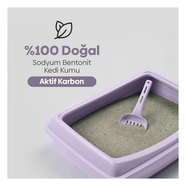 Sandy Aktif Karbonlu Topaklanan Kedi Kumu 2x10kg - Görsel 7